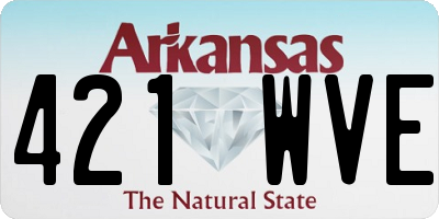 AR license plate 421WVE