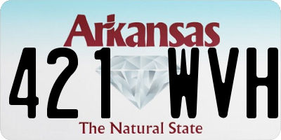 AR license plate 421WVH