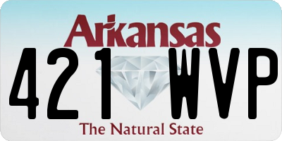 AR license plate 421WVP