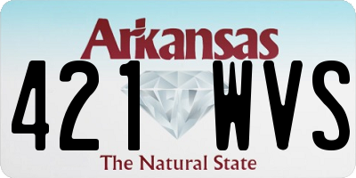 AR license plate 421WVS