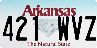 AR license plate 421WVZ