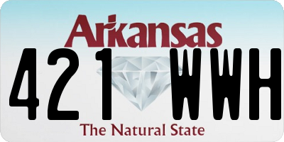 AR license plate 421WWH