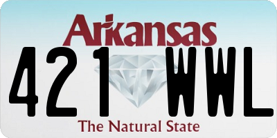 AR license plate 421WWL