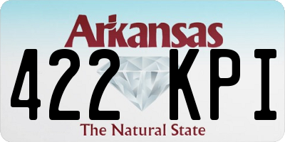 AR license plate 422KPI