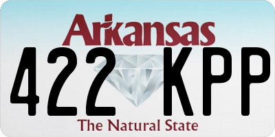 AR license plate 422KPP