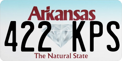 AR license plate 422KPS