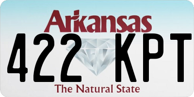 AR license plate 422KPT