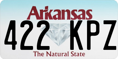 AR license plate 422KPZ