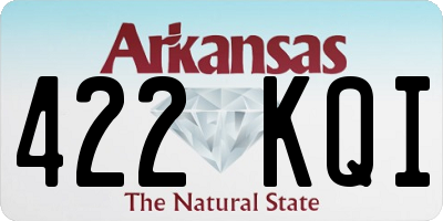 AR license plate 422KQI
