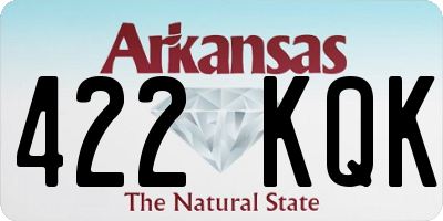 AR license plate 422KQK