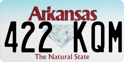 AR license plate 422KQM