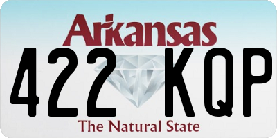 AR license plate 422KQP