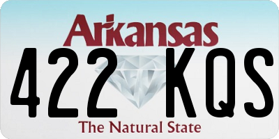 AR license plate 422KQS