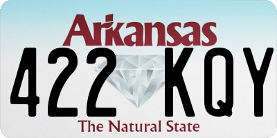 AR license plate 422KQY