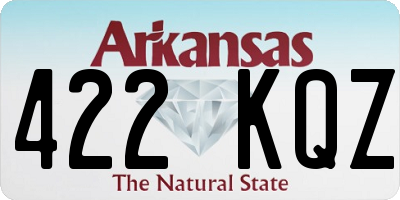 AR license plate 422KQZ