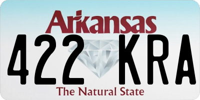 AR license plate 422KRA