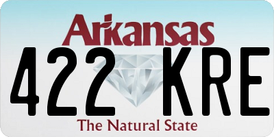 AR license plate 422KRE