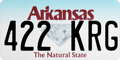 AR license plate 422KRG
