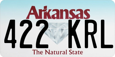 AR license plate 422KRL