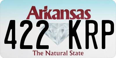 AR license plate 422KRP