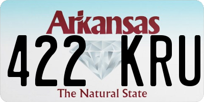 AR license plate 422KRU