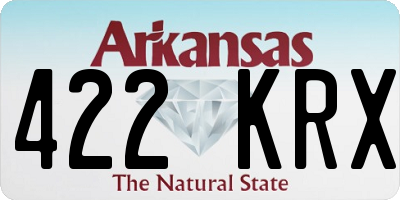 AR license plate 422KRX