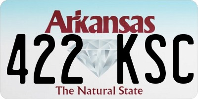 AR license plate 422KSC