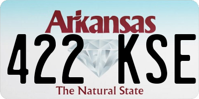 AR license plate 422KSE