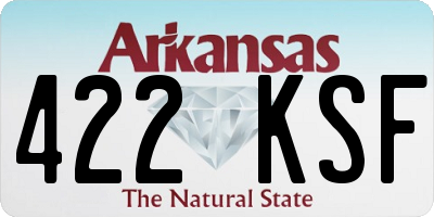 AR license plate 422KSF