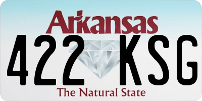 AR license plate 422KSG