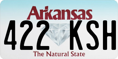 AR license plate 422KSH