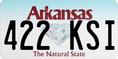AR license plate 422KSI