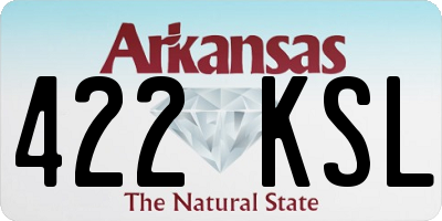 AR license plate 422KSL