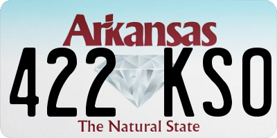 AR license plate 422KSO