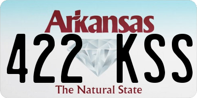 AR license plate 422KSS