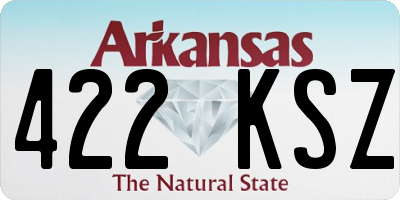 AR license plate 422KSZ