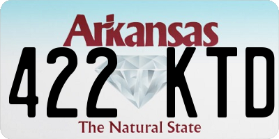 AR license plate 422KTD