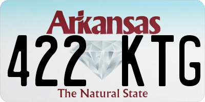AR license plate 422KTG