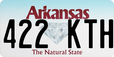 AR license plate 422KTH