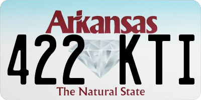 AR license plate 422KTI