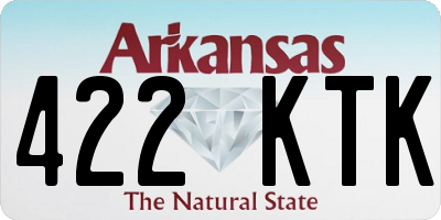 AR license plate 422KTK