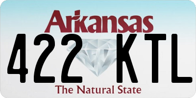 AR license plate 422KTL