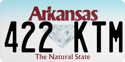 AR license plate 422KTM