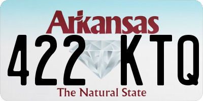 AR license plate 422KTQ