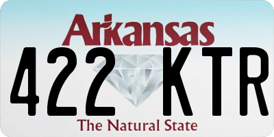 AR license plate 422KTR