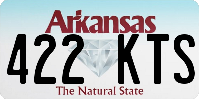 AR license plate 422KTS