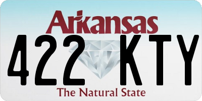 AR license plate 422KTY