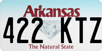 AR license plate 422KTZ