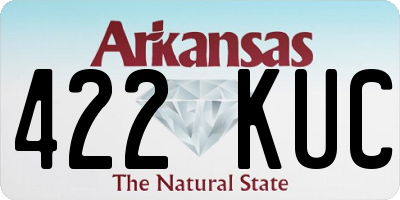 AR license plate 422KUC