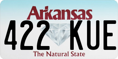AR license plate 422KUE